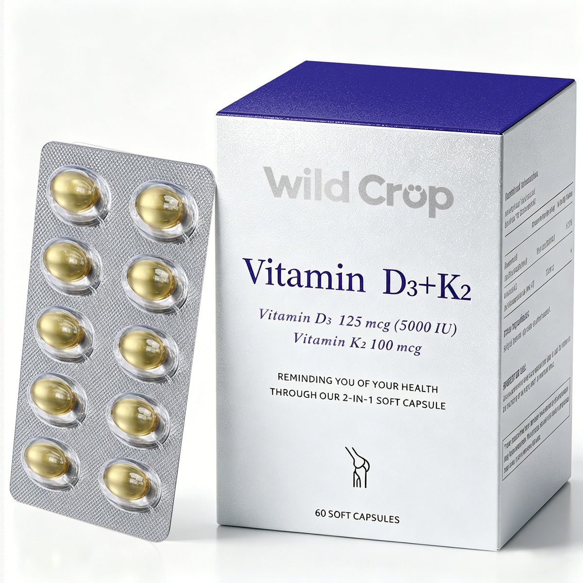 Wild Crop Vitamin D3 + K2 — product image 1